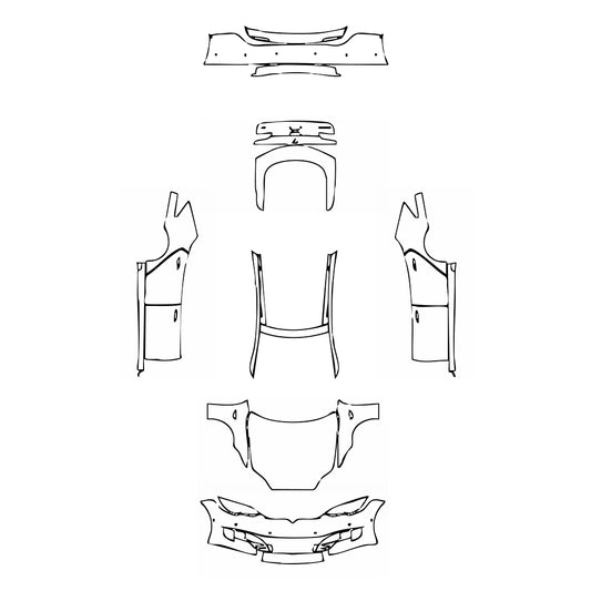 Pre-Cut PPF Tesla Model S 2018 - PPF-Kits