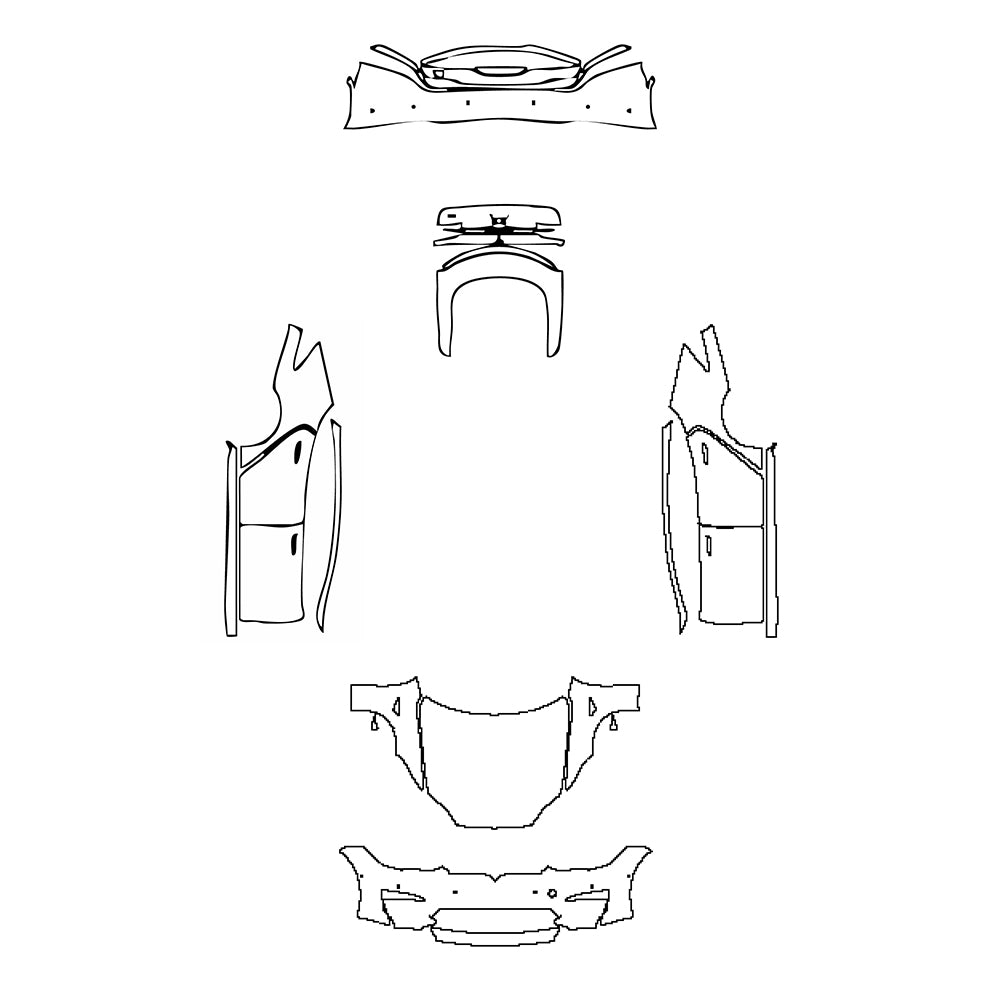 Pre-Cut PPF Tesla Model S 2024 - PPF-Kits