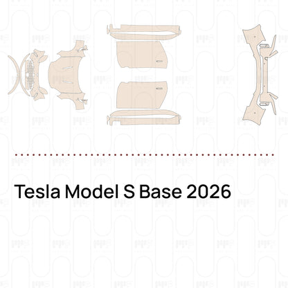 Voorgesneden PPF Tesla Model S Base 2026