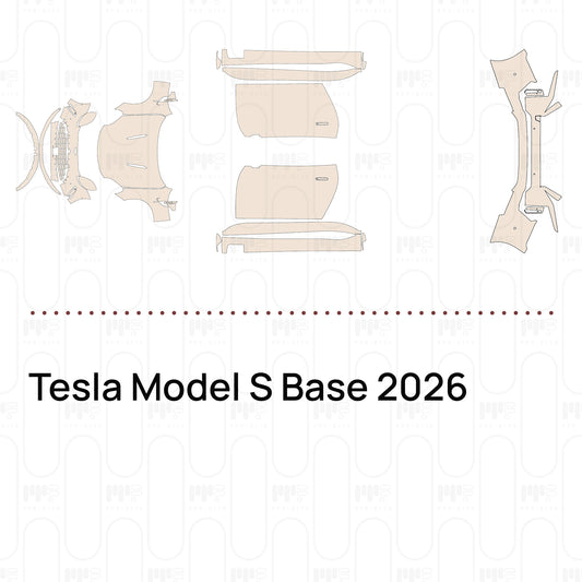 Voorgesneden PPF Tesla Model S Base 2026