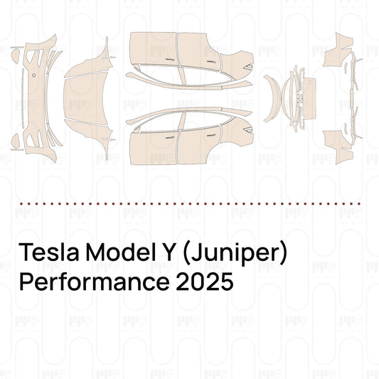 Voorgesneden PPF Tesla Model Y (Juniper) Performance 2025