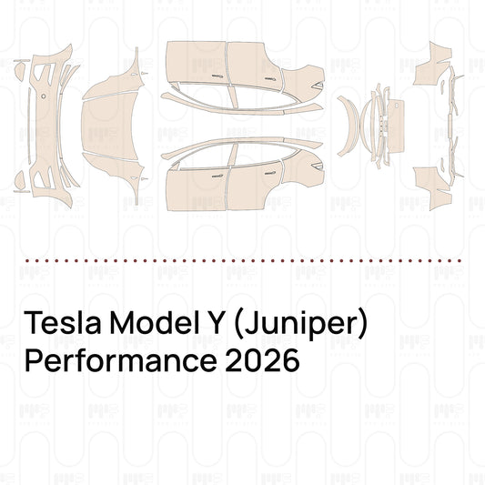 Voorgesneden PPF Tesla Model Y (Juniper) Performance 2026