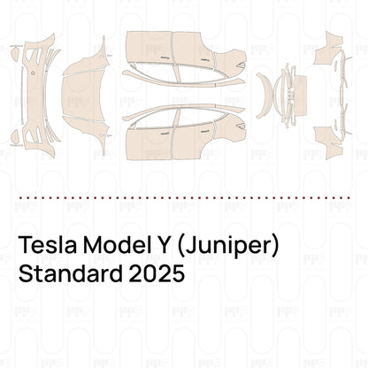 Voorgesneden PPF Tesla Model Y (Juniper) Standard 2025