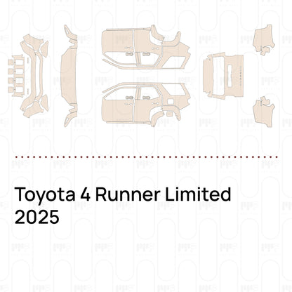 Voorgesneden PPF Toyota 4 Runner Limited 2025