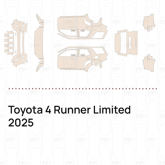 Voorgesneden PPF Toyota 4 Runner Limited 2025