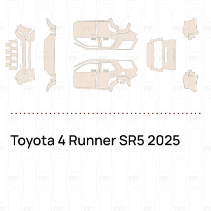 Voorgesneden PPF Toyota 4 Runner SR5 2025