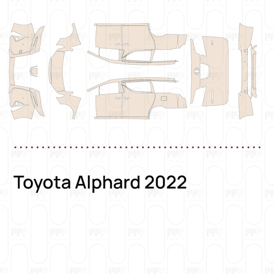 Voorgesneden PPF Toyota Alphard 2022