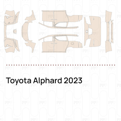 Voorgesneden PPF Toyota Alphard 2023