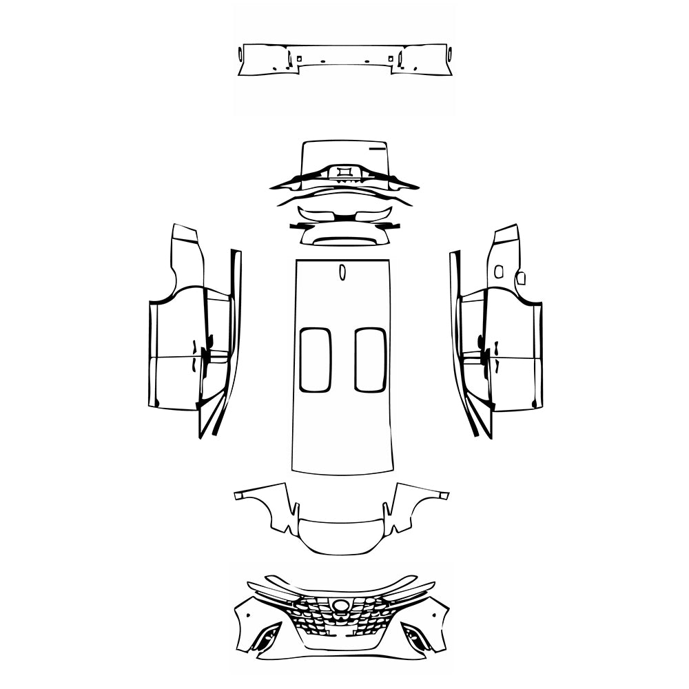 Pre-Cut PPF Toyota Alphard 2025 - PPF-Kits