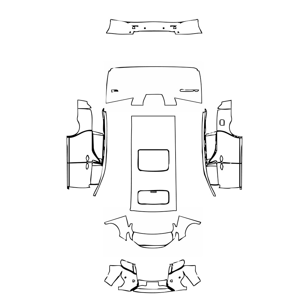 Pre-Cut PPF Toyota Alphard ALPHARD 2016 - PPF-Kits