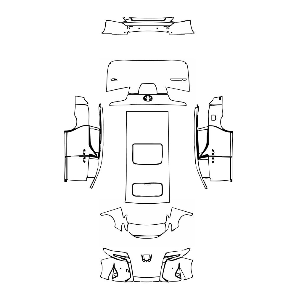 Pre-Cut PPF Toyota Alphard ALPHARD 2023 - PPF-Kits