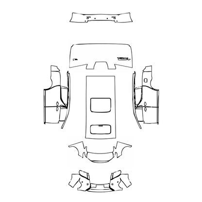 Pre-Cut PPF Toyota Alphard ALPHARD Executive Lounge 2016 - PPF-Kits