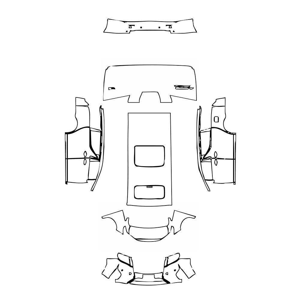 Pre-Cut PPF Toyota Alphard ALPHARD Executive Lounge 2017 - PPF-Kits