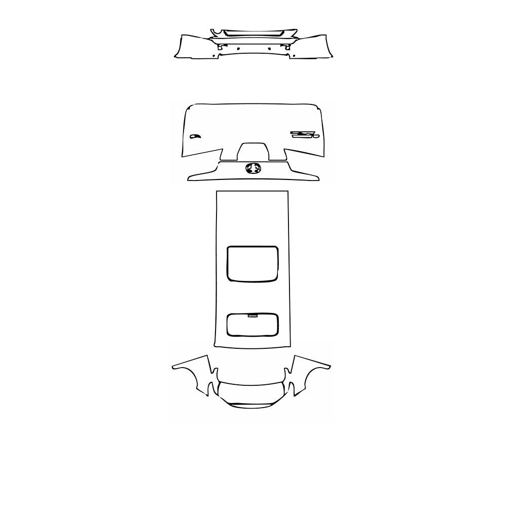Pre-Cut PPF Toyota Alphard ALPHARD Executive Lounge S 2022 - PPF-Kits