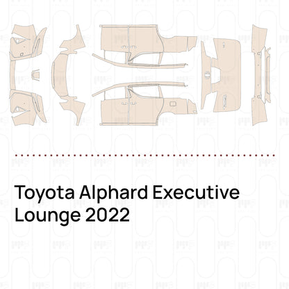 Voorgesneden PPF Toyota Alphard Executive Lounge 2022