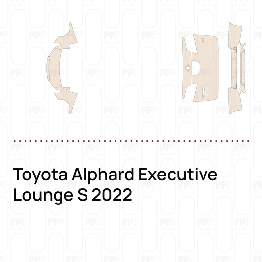 Voorgesneden PPF Toyota Alphard Executive Lounge S 2022