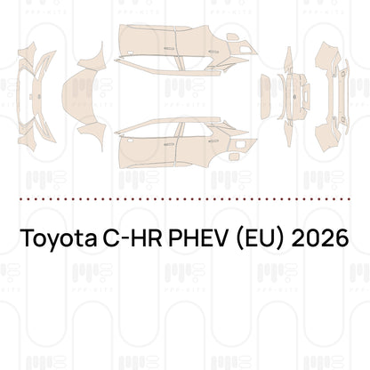 Voorgesneden PPF Toyota C-HR PHEV (EU) 2026