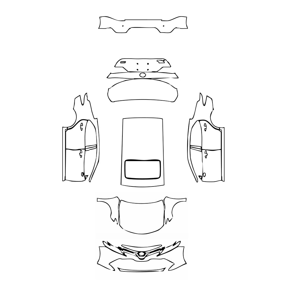 Pre-Cut PPF Toyota Camry (CN) Luxury 2020 - PPF-Kits
