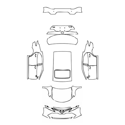 Pre-Cut PPF Toyota Camry (CN) Luxury 2020 - PPF-Kits