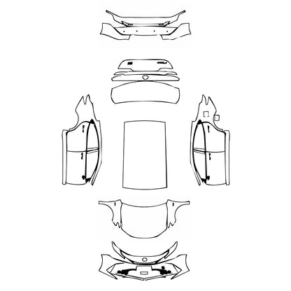 Pre-Cut PPF Toyota Camry (CN) Luxury 2024 - PPF-Kits