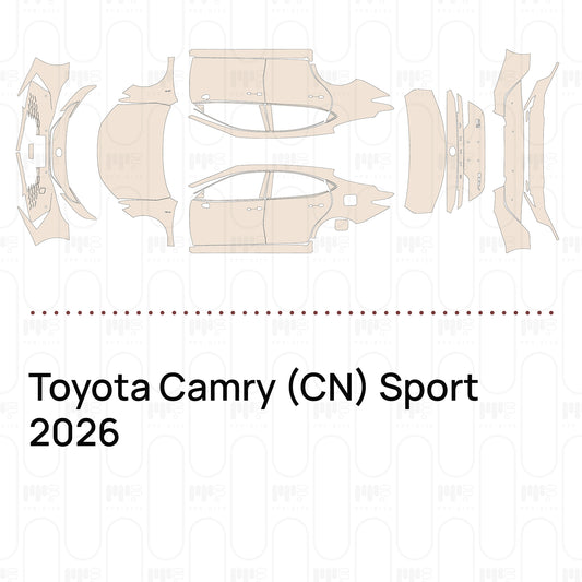 Voorgesneden PPF Toyota Camry (CN) Sport 2026