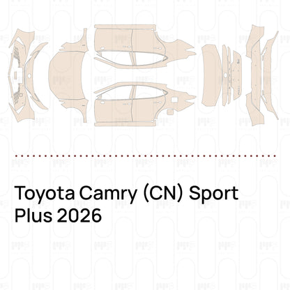 Voorgesneden PPF Toyota Camry (CN) Sport Plus 2026