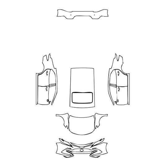 Pre-Cut PPF Toyota Camry (US) LE 2023 - PPF-Kits