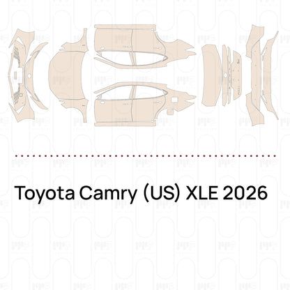 Voorgesneden PPF Toyota Camry (US) XLE 2026