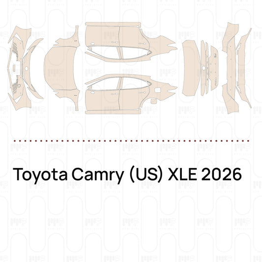 Voorgesneden PPF Toyota Camry (US) XLE 2026