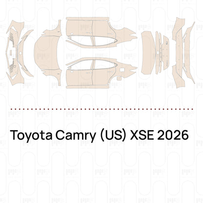 Voorgesneden PPF Toyota Camry (US) XSE 2026