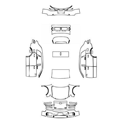 Pre-Cut PPF Toyota Century SUV 2024 - PPF-Kits