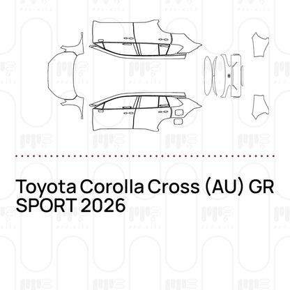 Voorgesneden PPF Toyota Corolla Cross (AU) GR SPORT 2026