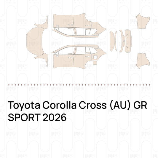 Voorgesneden PPF Toyota Corolla Cross (AU) GR SPORT 2026