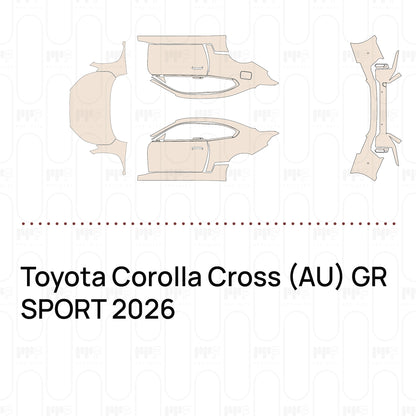 Voorgesneden PPF Toyota Corolla Cross (AU) GR SPORT 2026