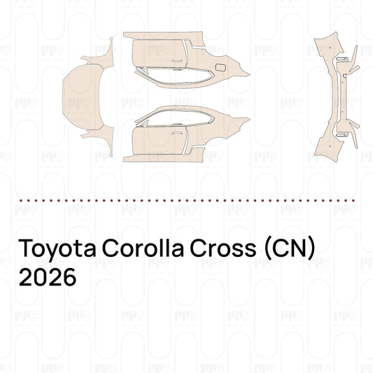 Voorgesneden PPF Toyota Corolla Cross (CN) 2026
