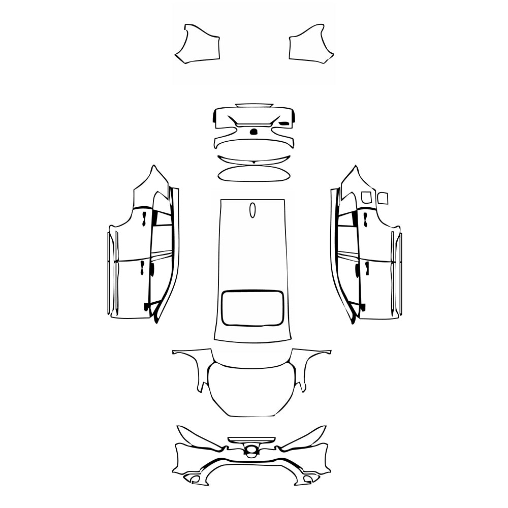 Pre-Cut PPF Toyota Corolla Cross (US) Hybrid XSE 2024 - PPF-Kits