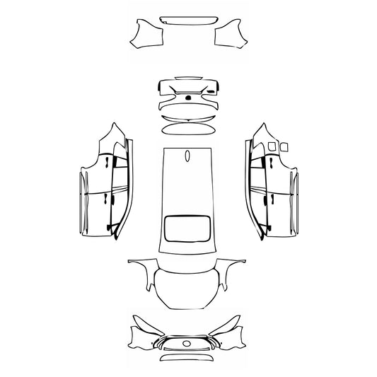 Pre-Cut PPF Toyota Corolla Cross (US) L 2024 - PPF-Kits
