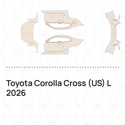 Voorgesneden PPF Toyota Corolla Cross (US) L 2026