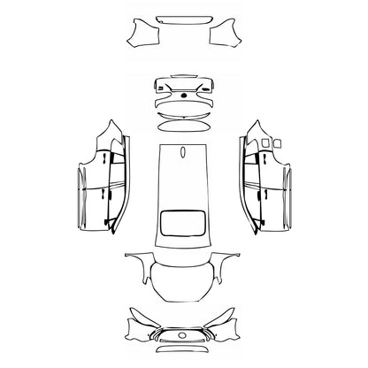 Pre-Cut PPF Toyota Corolla Cross (US) XLE 2025 - PPF-Kits