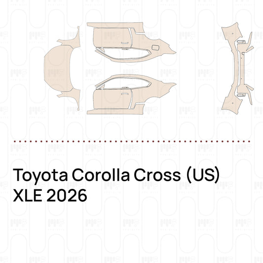 Voorgesneden PPF Toyota Corolla Cross (US) XLE 2026
