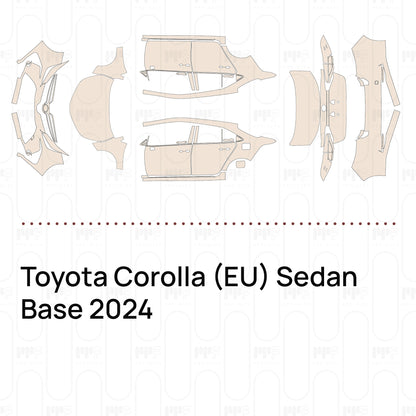 Voorgesneden PPF Toyota Corolla (EU) Sedan Base 2024