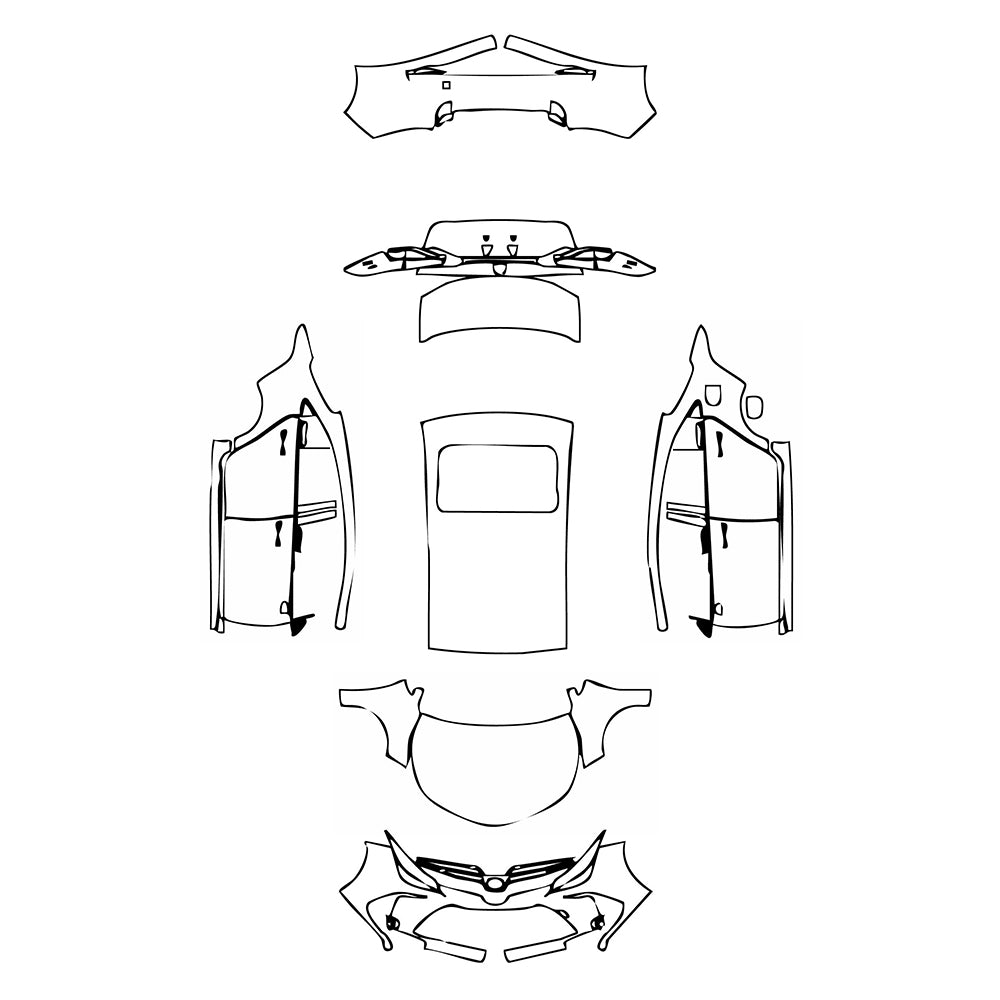 Pre-Cut PPF Toyota Corolla (EU) Sedon 2024 - PPF-Kits