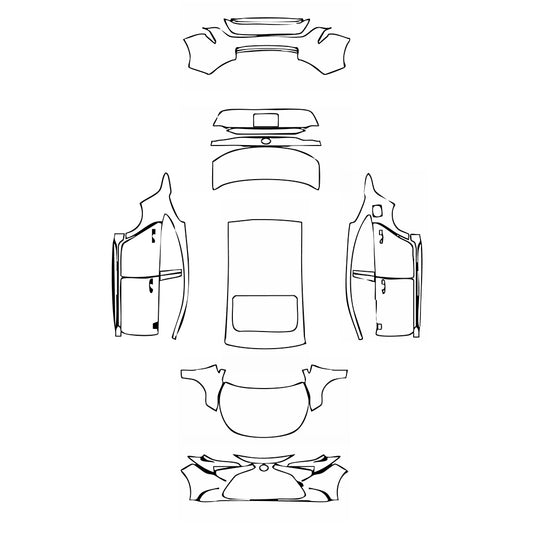 Pre-Cut PPF Toyota Corolla (US) Sedan Luxury 2023 - PPF-Kits