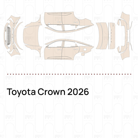 Voorgesneden PPF Toyota Crown 2026