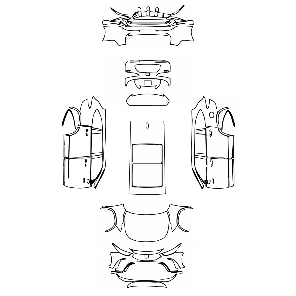 Pre-Cut PPF Toyota Crown Kluger 2022 - PPF-Kits