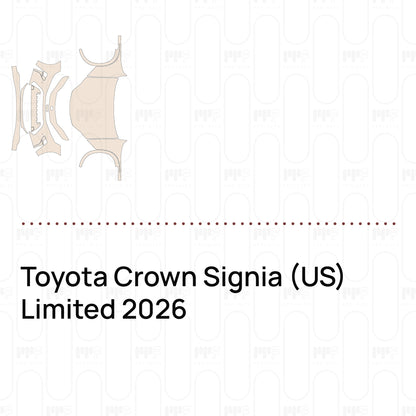 Voorgesneden PPF Toyota Crown Signia (US) Limited 2026