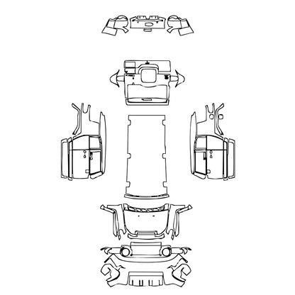 Pre-Cut PPF Toyota FJ Cruiser 2010 - PPF-Kits