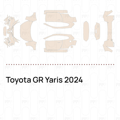 Voorgesneden PPF Toyota GR Yaris 2024