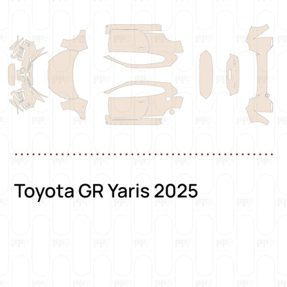 Voorgesneden PPF Toyota GR Yaris 2025