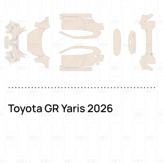 Voorgesneden PPF Toyota GR Yaris 2026